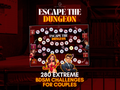 Escape the Dungeon product overview showing the BDSM board game and 280 extreme challenges for couples