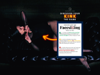Discover Your Kink card game sample showing a facesitting kink card with progressive tasks for couples