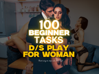 100 Beginner D/s Tasks cover graphic for a beginner-friendly couple task collection
