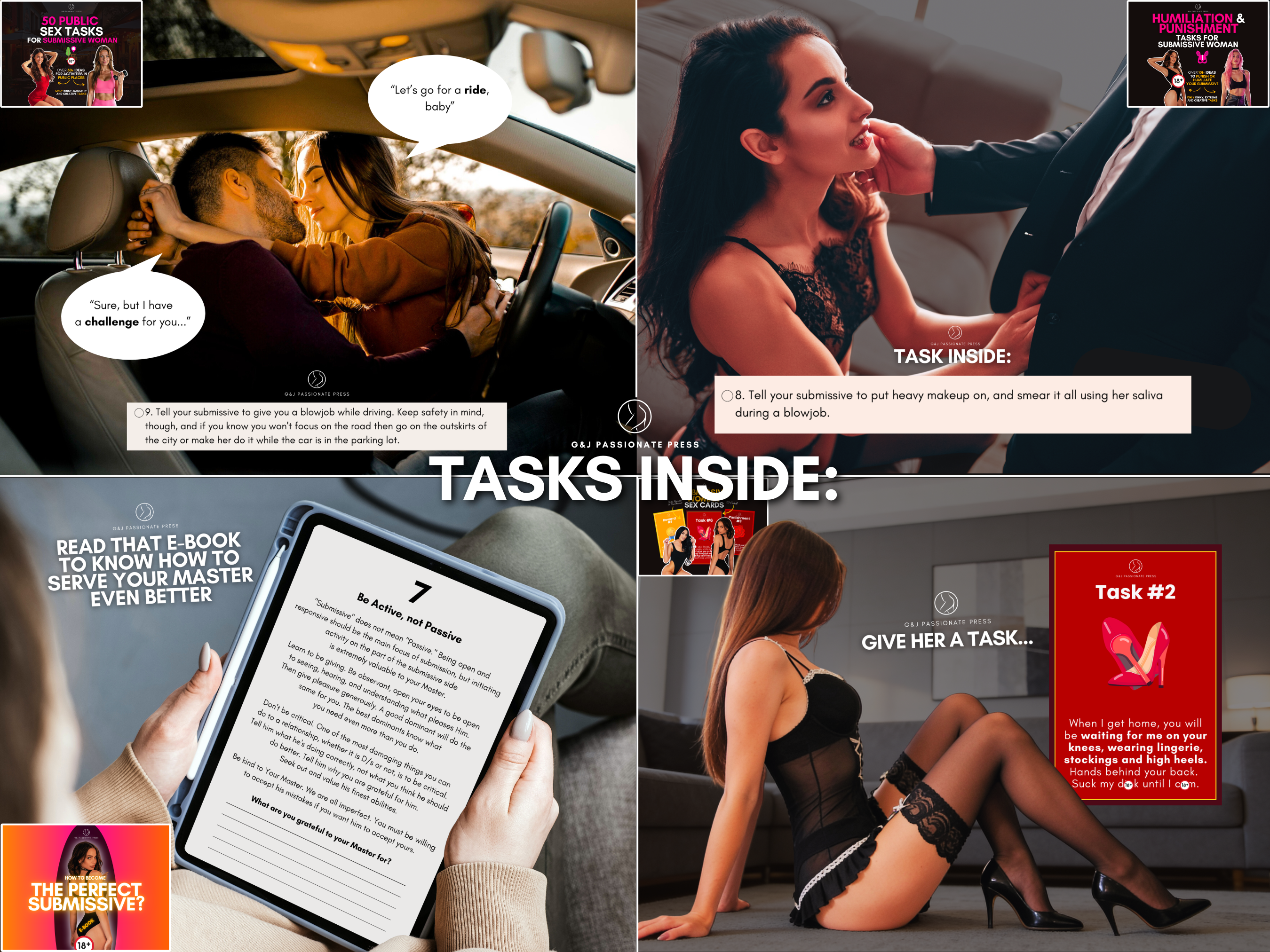 Ultimate Submissive Woman Bundle - 7 Physical Products.