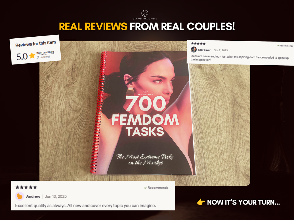 700 Femdom Tasks - Book with Sex Challenges.