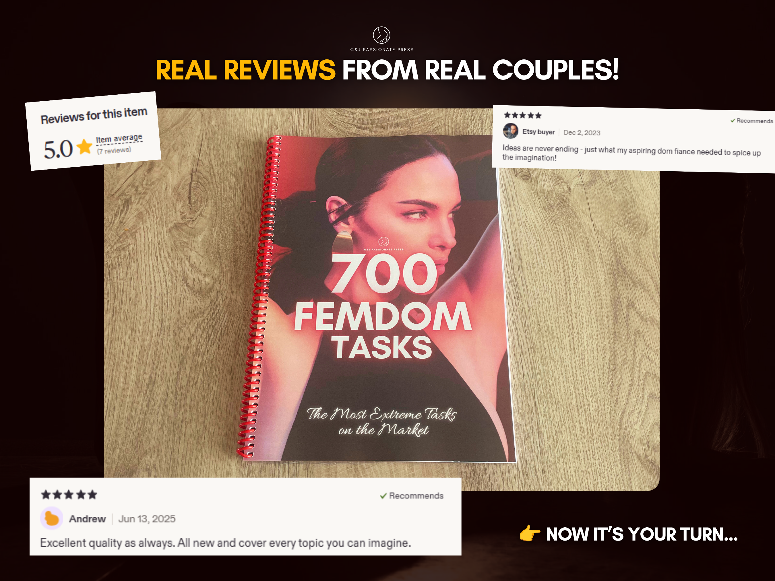 700 Femdom Tasks - Book with Sex Challenges.