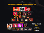 Ultimate Submissive Woman Bundle - 16 Sex Products for Sub.
