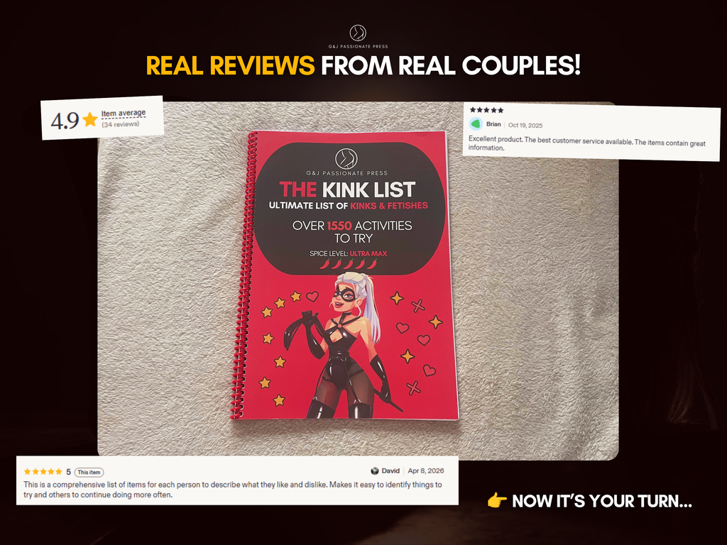 Kink List - Book with 1550 Sex Activities, Kinks & Fetishes.