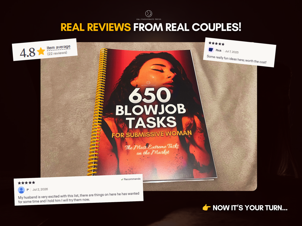 650 Blowjob Tasks - Book with Sex Challenges.