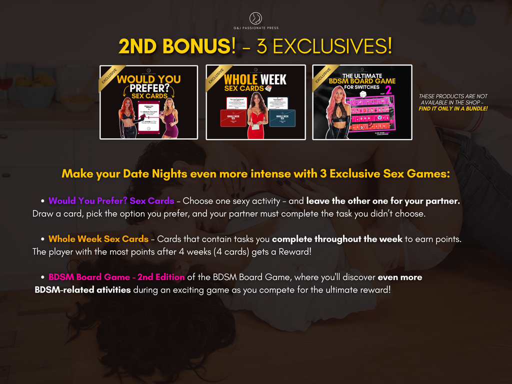 Ultimate Sex Games Bundle - 11 Physical Sex Games for Couples.