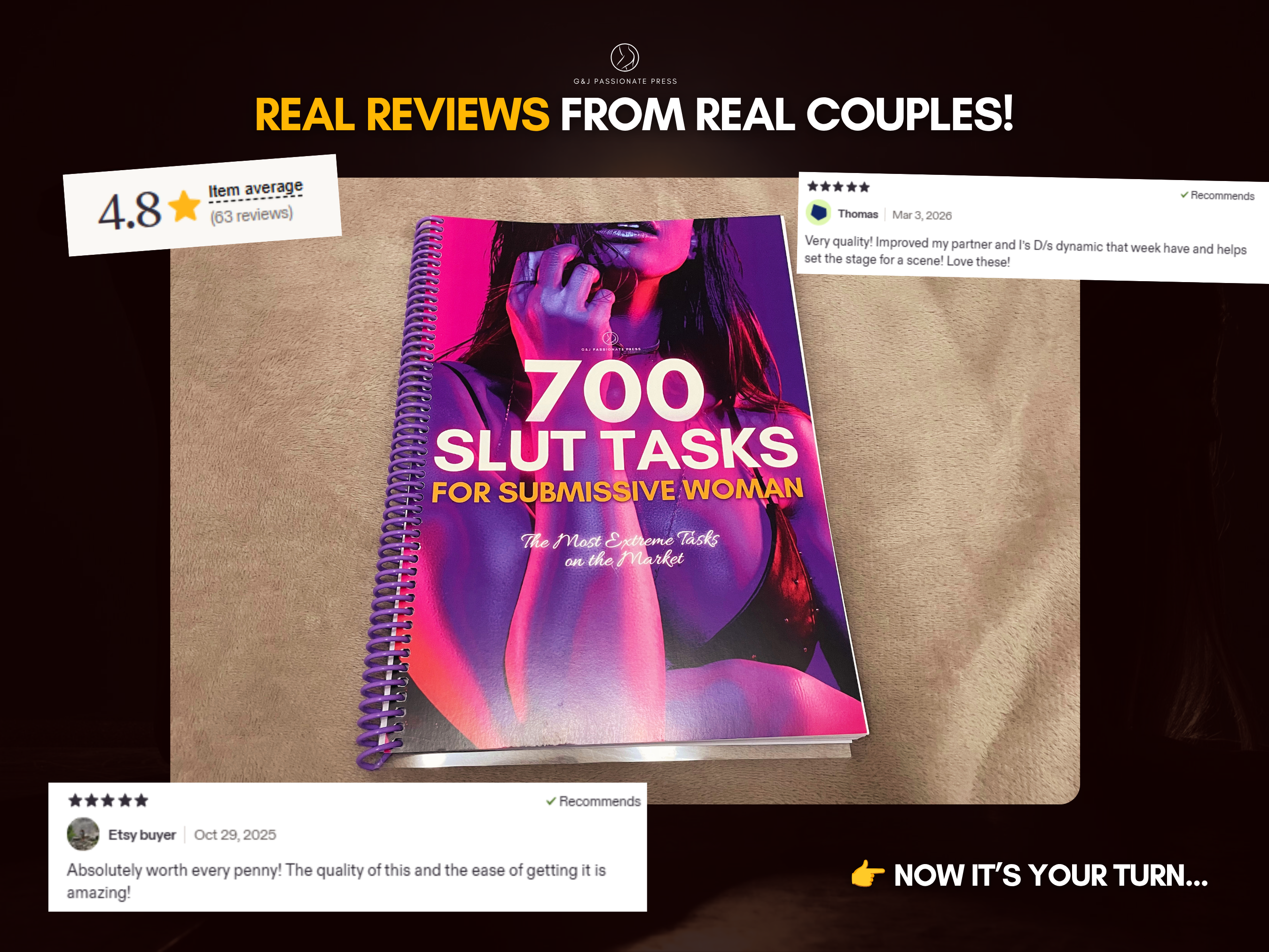 700 Submissive Woman Tasks - Book with Sex Challenges.