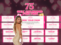 Product preview graphic for 75 sex coupons for her, featuring a ride your face coupon, multiple coupon designs, and a woman in lingerie