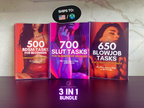 3 in 1 Sex Tasks Books for Couples - Physical Bundle