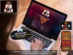 Three interactive couples games available in digital format, displayed on a laptop and phone. Play on your phone, laptop or TV with more digital games coming soon.