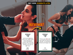 Revenge Cards preview showing two sample challenge cards with obey now and dominate later role switching theme