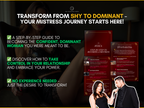 Femdom Mistress training ebook preview showing step-by-step benefits for confidence, control, and relationship transformation