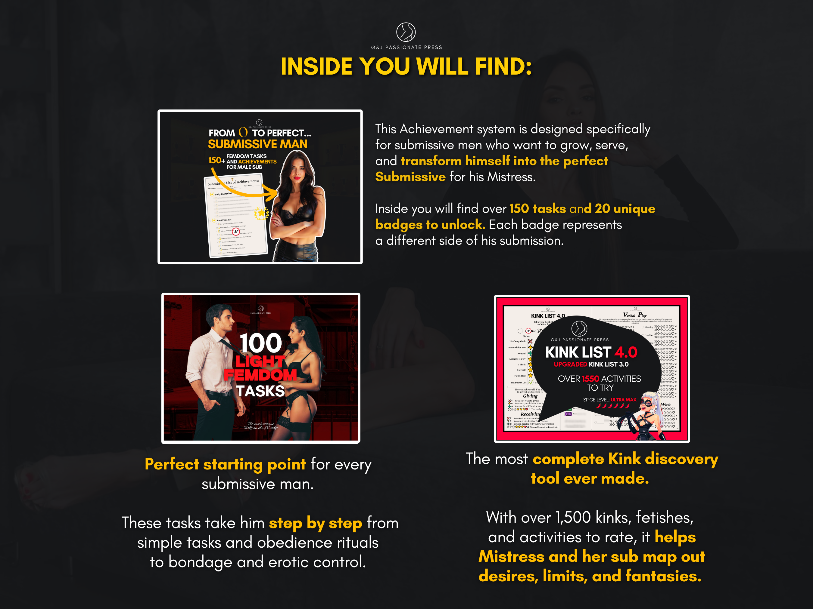 Ultimate Femdom Bundle - 9 Sex Games for Sub Man.