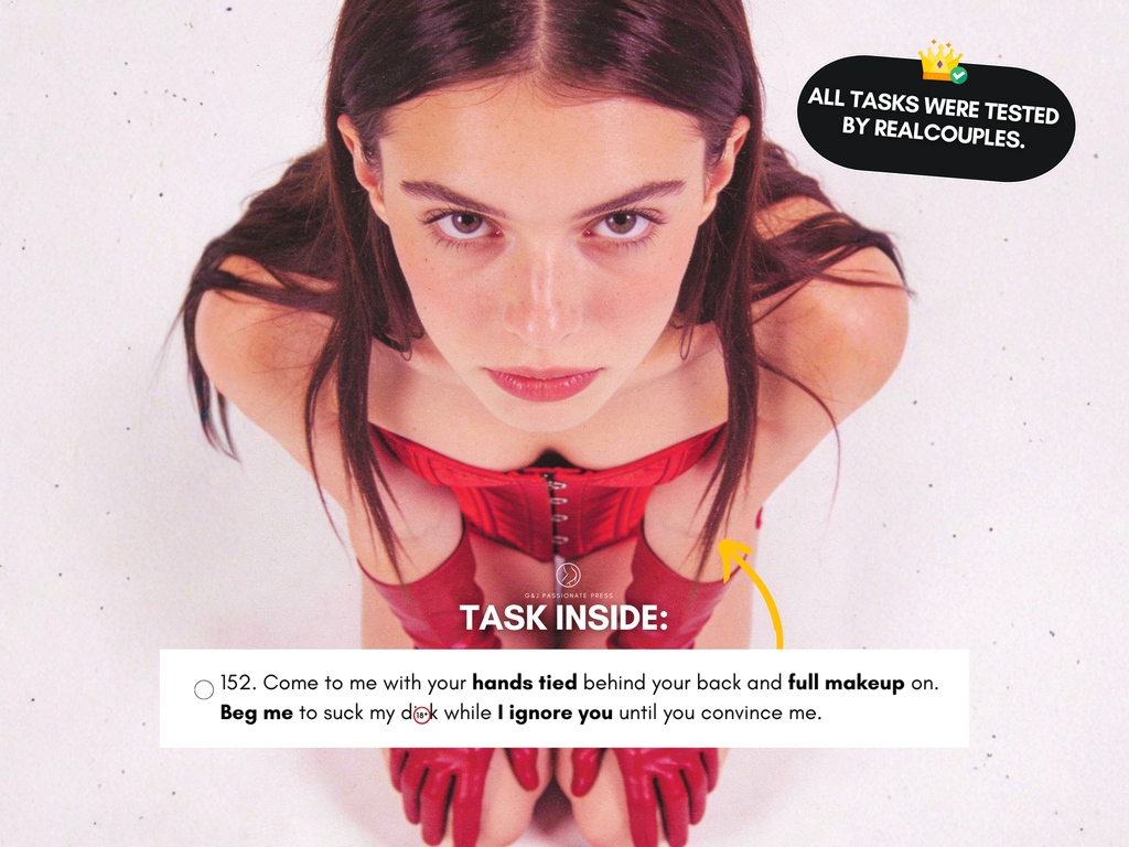 700 Submissive Woman Tasks - Book with Sex Challenges.