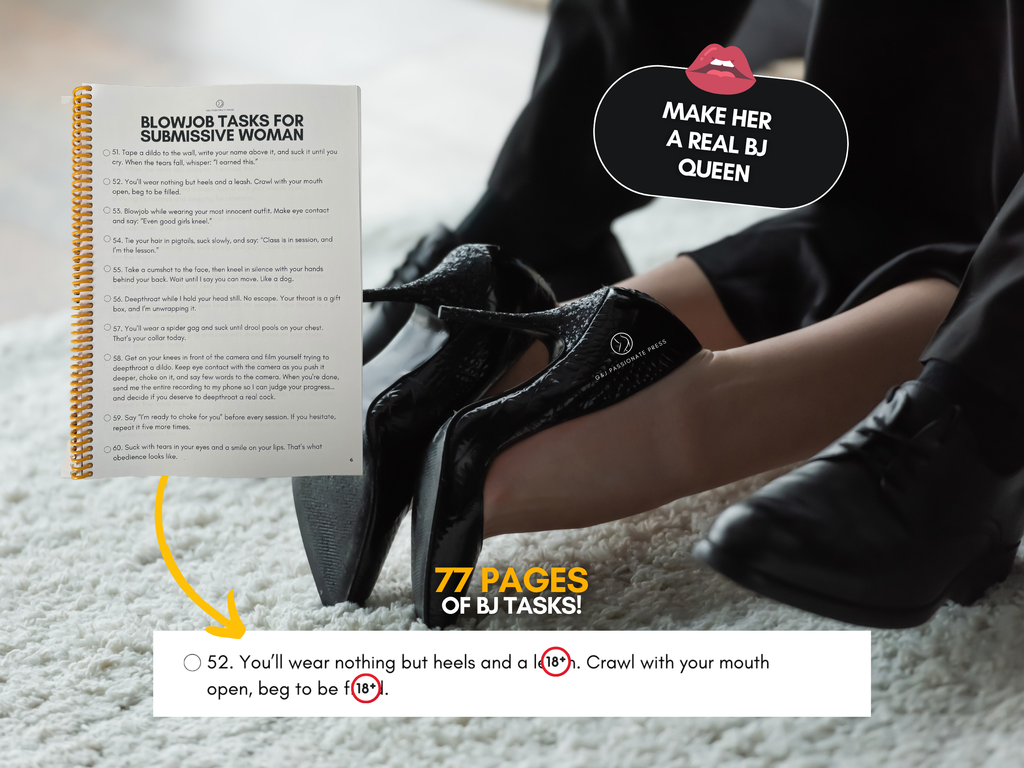 650 Blowjob Tasks - Book with Sex Challenges.