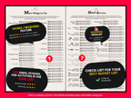 Kink List preview showing giving and receiving ratings, shopping wishlist, and bucket list checklist features
