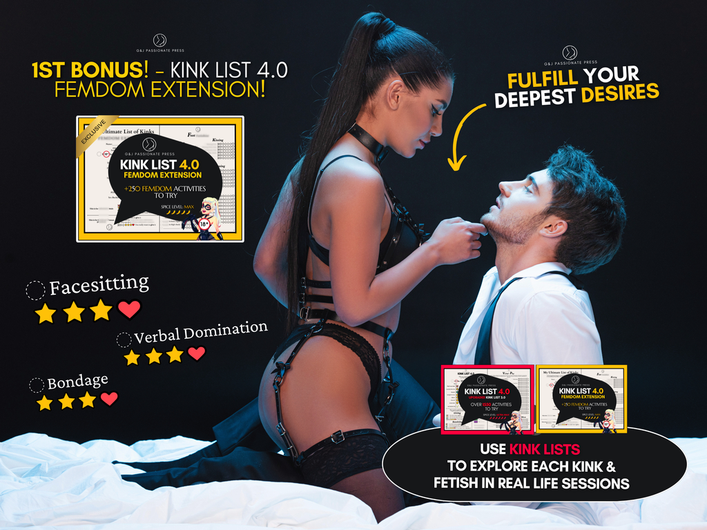 Ultimate Femdom Bundle - 9 Sex Games for Sub Man.