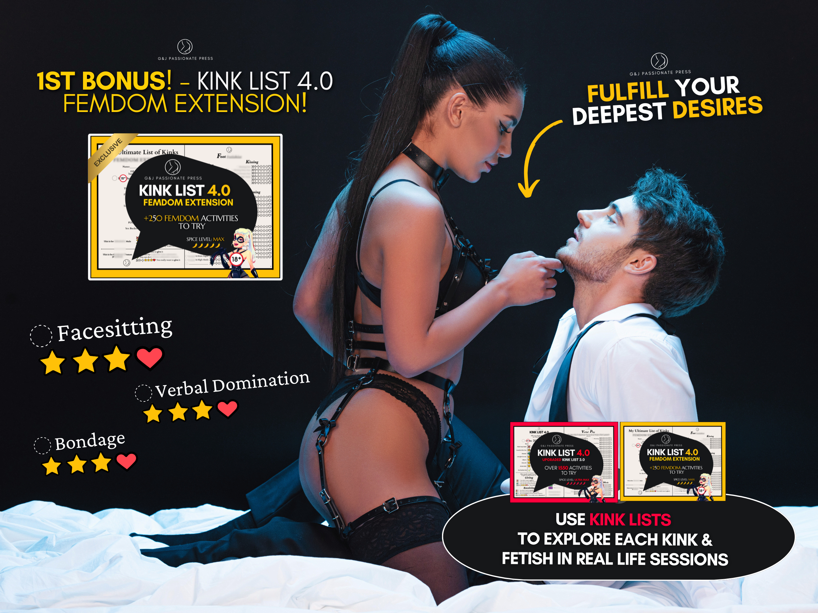 Ultimate Femdom Bundle - 9 Sex Games for Sub Man.