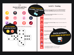 Naughty board sex game preview showing pawns, dice, over 40 activities