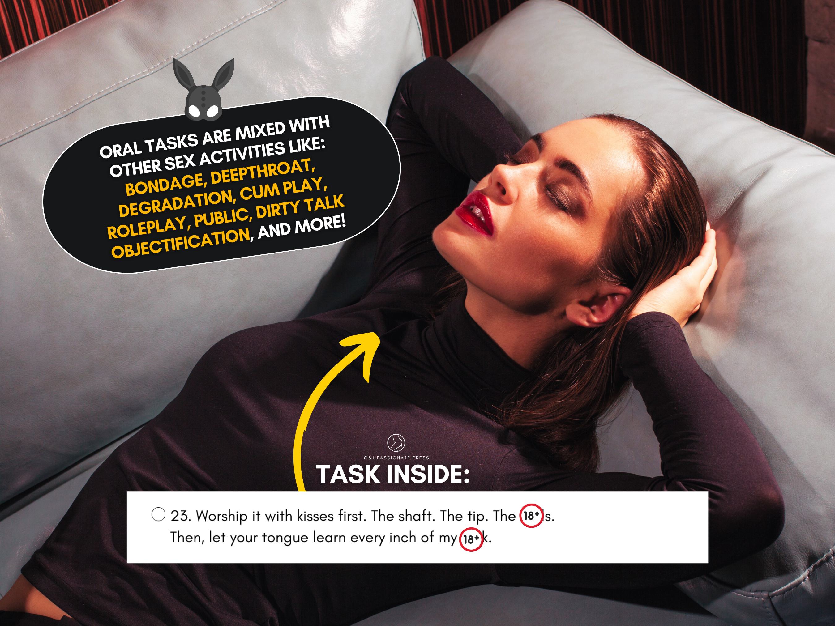 650 Blowjob Tasks - Book with Sex Challenges.
