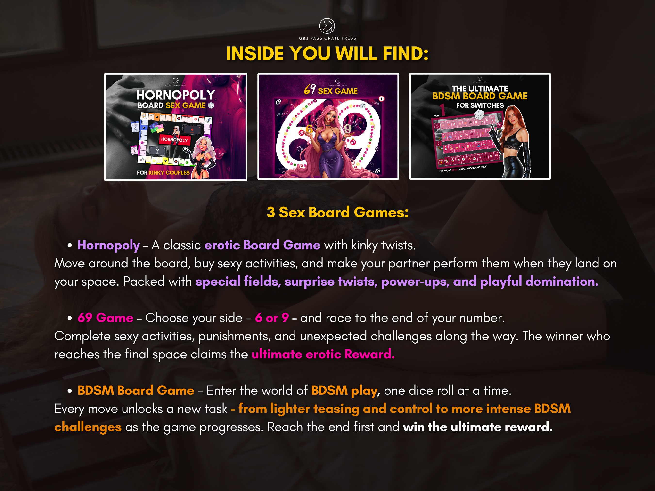 Ultimate Sex Games Bundle - 20 Sex Games for Couples.
