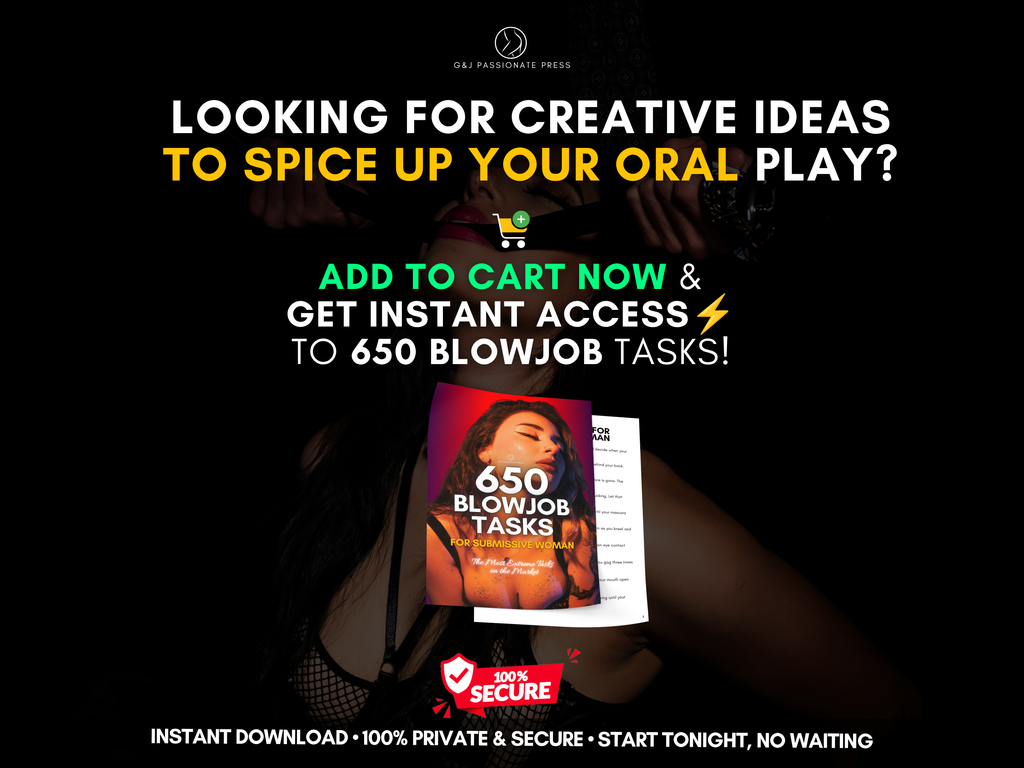 650 Sex Tasks promotional graphic showing instant digital access for couples
