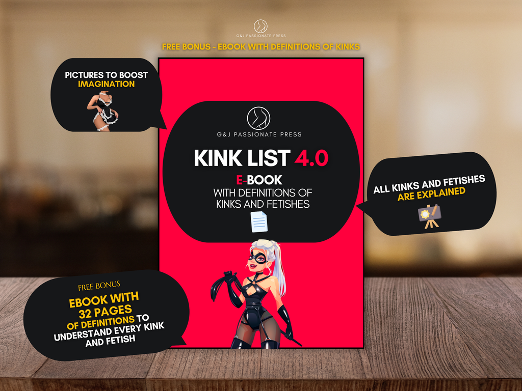 Kink List ebook preview showing kink and fetish definitions

