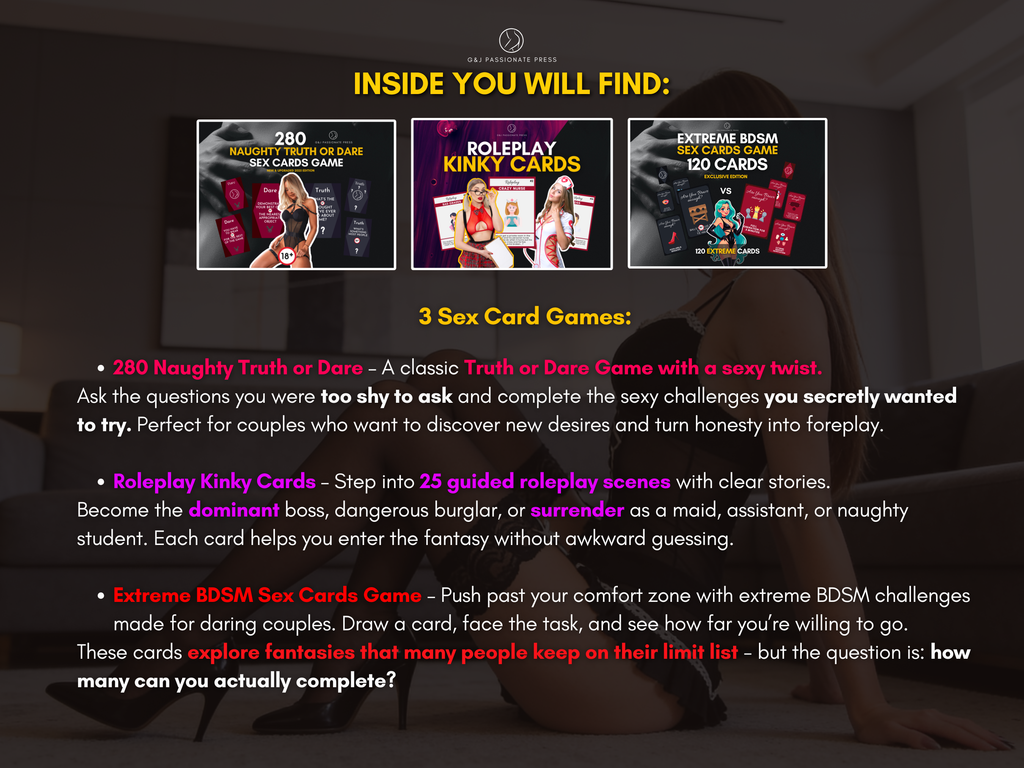 Ultimate Sex Games Bundle - 20 Sex Games for Couples.