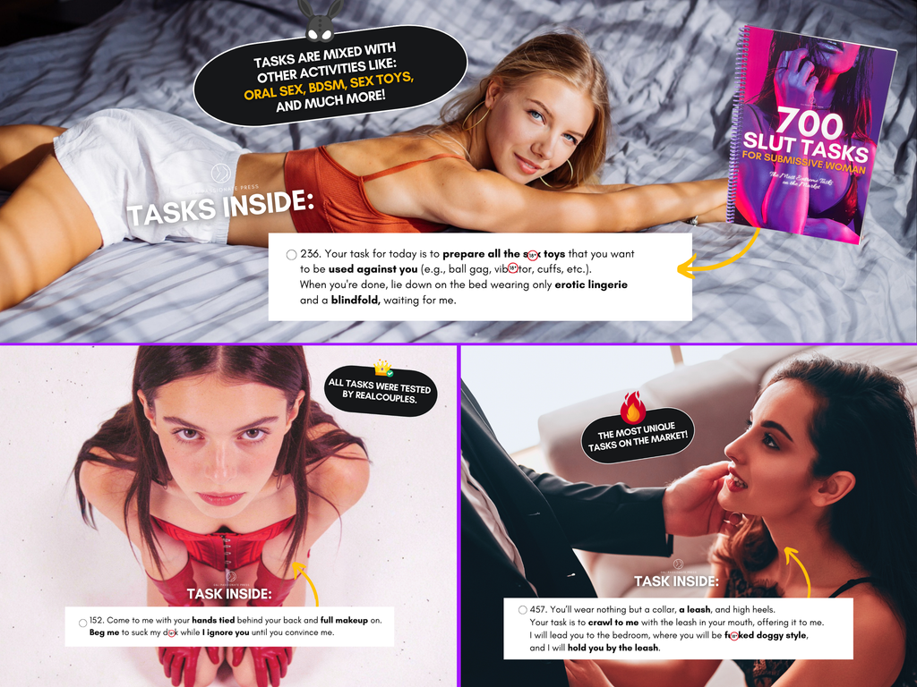 3 in 1 Sex Tasks Books for Couples - Physical Bundle