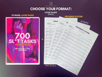 700 Submissive Woman Tasks - Book with Sex Challenges.