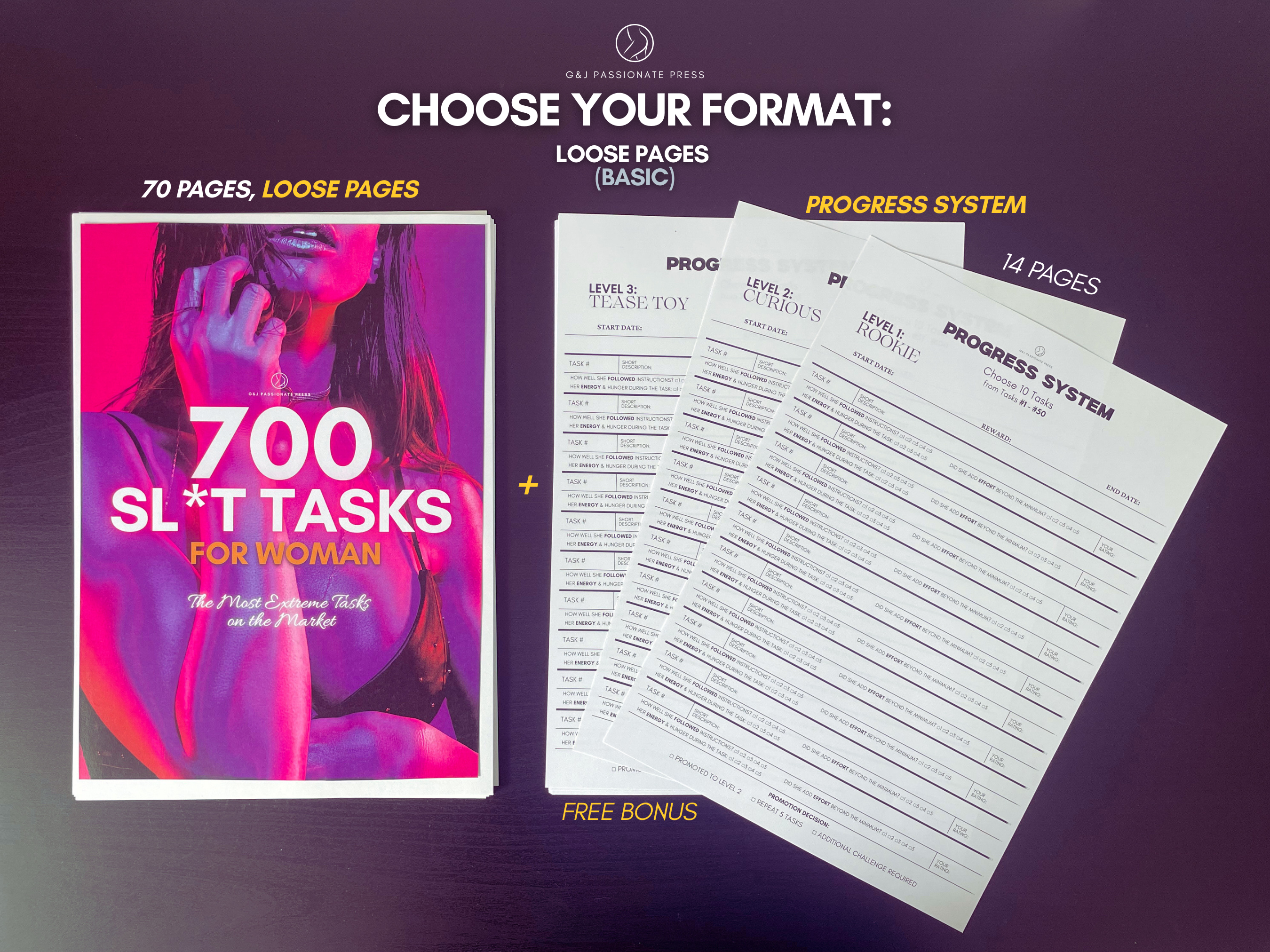 700 Submissive Woman Tasks - Book with Sex Challenges.