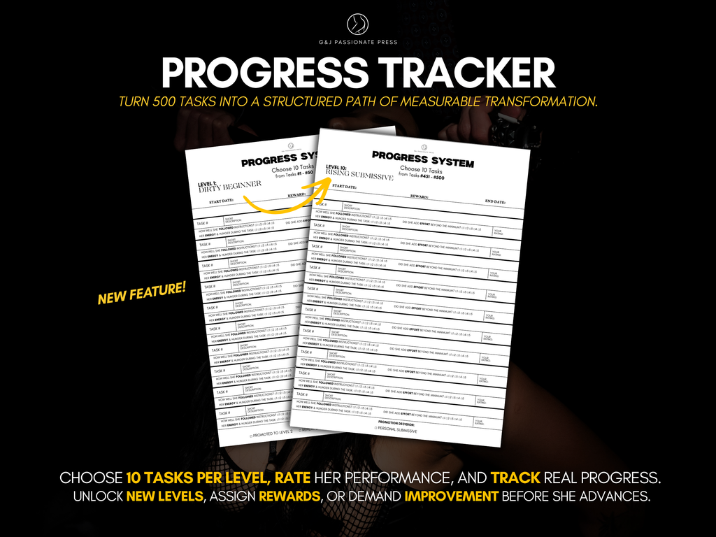 500 BDSM Tasks for Beginners - Book with Sex Challenges.
