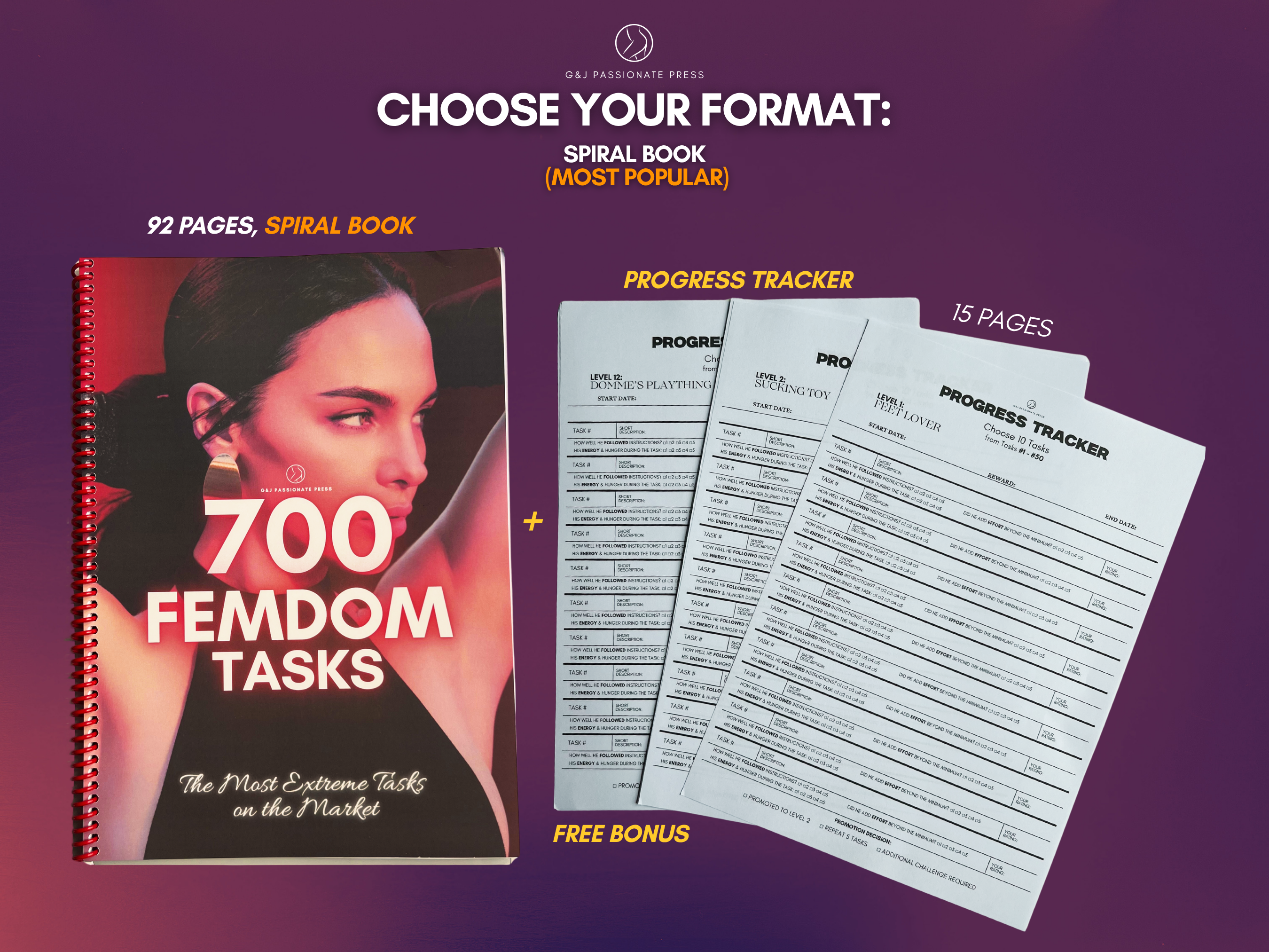 700 Femdom Tasks - Book with Sex Challenges.