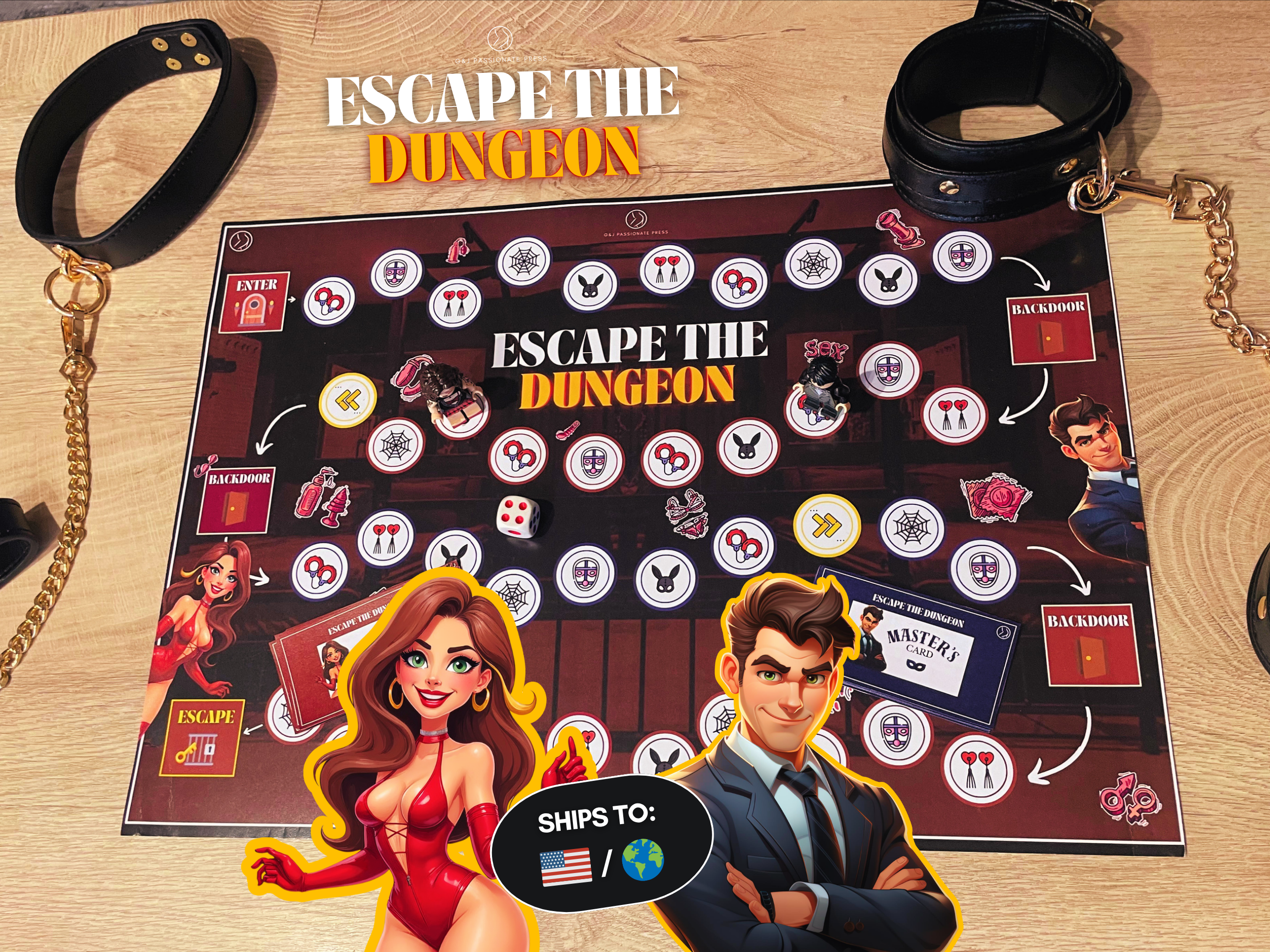 Escape the DUNGEON - Physical BDSM Board Game.